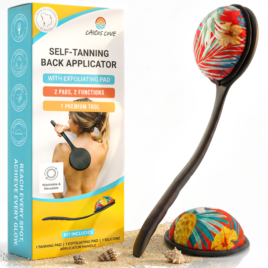 Self-Tanning Back Applicator and Exfoliating Body Tool