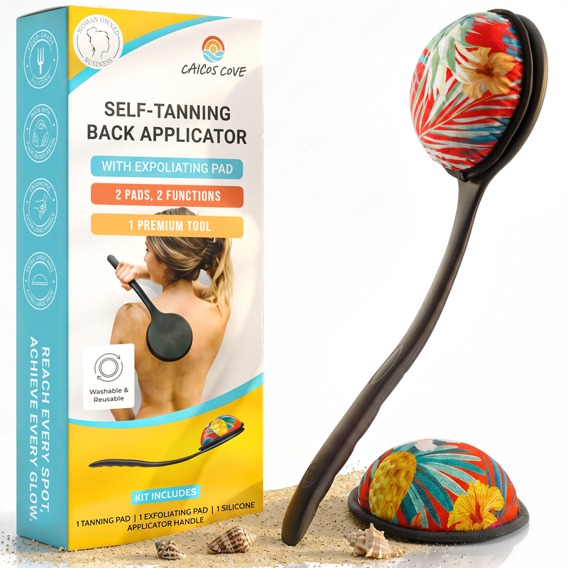 Self-Tanning Back Applicator and Exfoliating Body Tool